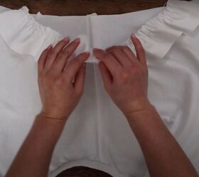 sewing for beginners make a ruffle sleeve top, Basic ruffle sleeve top