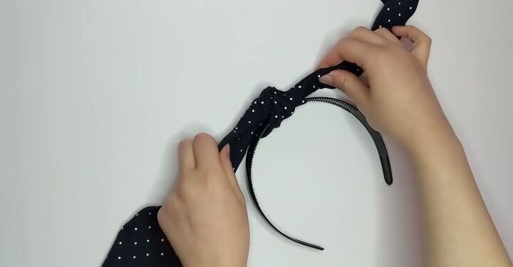 no need to buy headbands learn how to make your own, Topknot headband