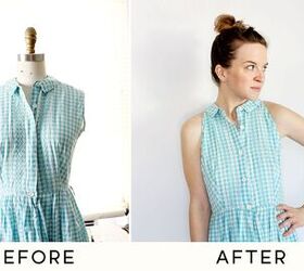 a simple vintage dress alteration