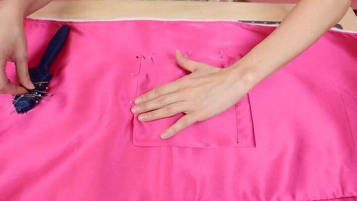 how to sew a patch pocket, Add pockets to a shirt