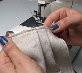 how to sew a face mask with a filter pocket, Face mask with filter pocket