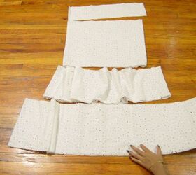 make a tiered ruffle skirt look trendy for spring and summer, How to make a tiered ruffle skirt