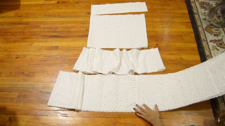 make a tiered ruffle skirt look trendy for spring and summer, How to make a tiered ruffle skirt