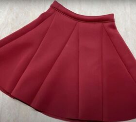 from fabric to fashion make your own godet skirt, Finished godet skirt