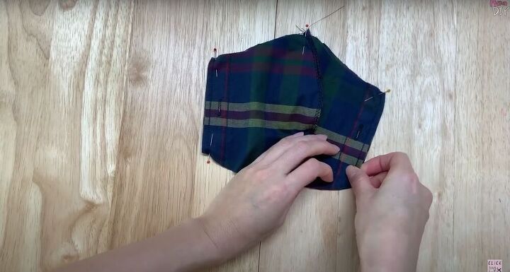 make your old shirt a diy face mask, Sew a face mask