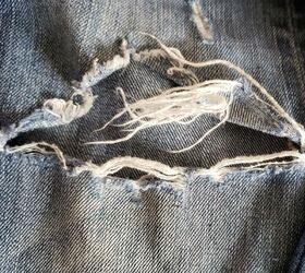 The quick hack you need for when your distressed jeans are lookin' a little too distressed