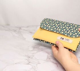 make your own double clutch wallet the super simple way, Elegant double clutch wallet