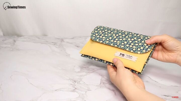 make your own double clutch wallet the super simple way, Elegant double clutch wallet