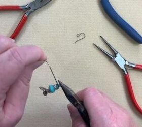make sparkly fashionable diy earrings in under an hour, Wrap the wire around