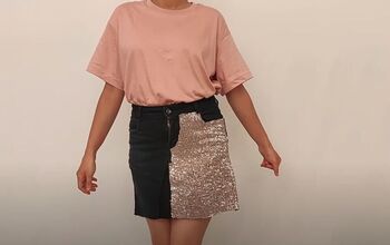 No-Sew DIY Sequin Skirt
