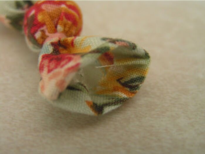 tutorial fabric coverd bead bracelet 