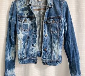 bleach tie dye jean jacket tutorial