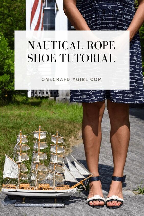 Diy Shoe Rope Nautical Rope Shoe Tutorial | Upstyle