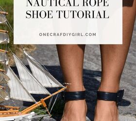 nautical rope shoe tutorial
