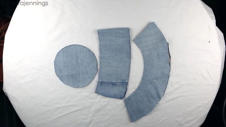 diy denim bucket hat shorts set from old jeans beginners sewing
