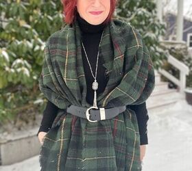 how to style winter plaid