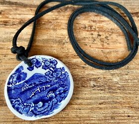 How to Create a Unique Pendant Necklace From Willow Pattern  China