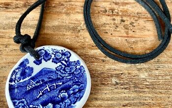 How to Create a Unique Pendant Necklace From Willow Pattern  China