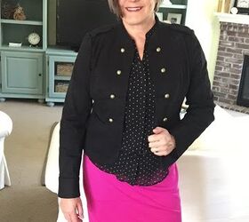 Fashion Friday-Fitted Black Jacket to Lengthen Short Torso