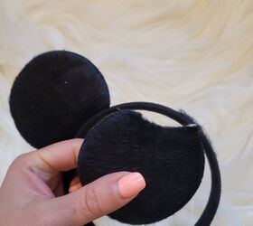 how i turned regular ball cap hats into minnie mouse eared ones