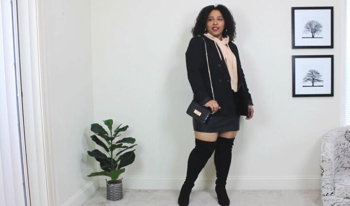 learn how to style four different leather skirts, Styling a leather skirt