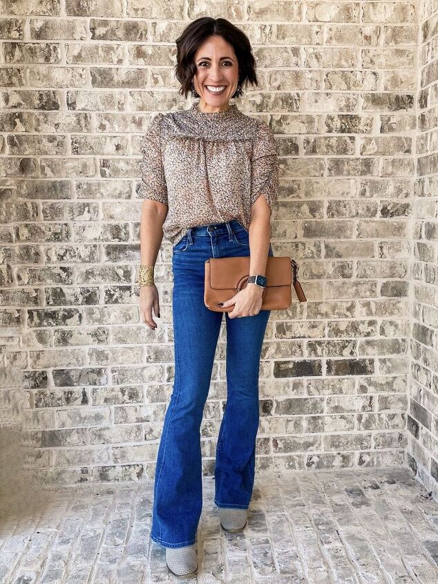 6 chic ways to style flare jeans for spring