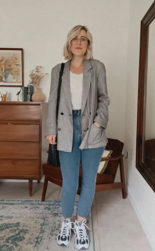 recreating a pinterest look with all thrifted pieces