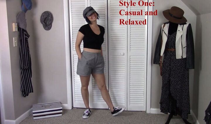 how to turn a pair of pants into shorts, Sew DIY shorts