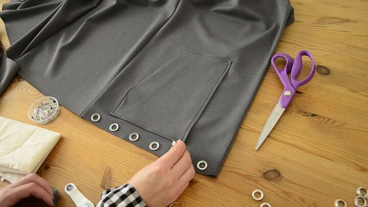 your coat into something unique with this diy coat tutorial, Upcycled DIY coat
