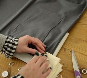 your coat into something unique with this diy coat tutorial, Place a cloth