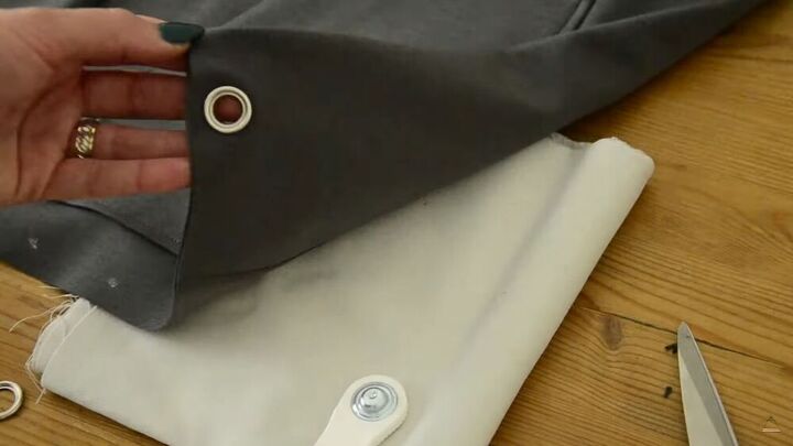 your coat into something unique with this diy coat tutorial, Installed eyelet