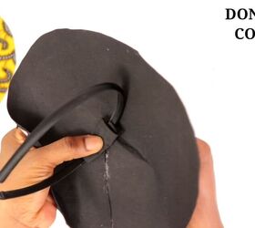 get your glam on make a diy fascinator without breaking the bank, Cover the glue area