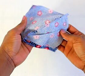 goodbye disposable face masks make your own diy face mask, Sew pieces together