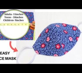 Goodbye Disposable Face Masks! Make Your Own DIY Face Mask
