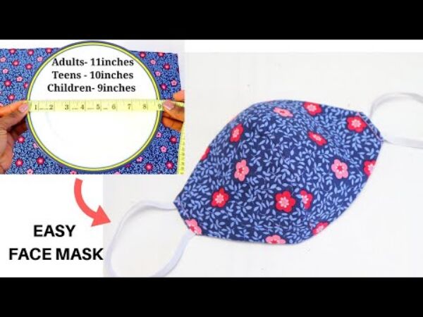 goodbye disposable face masks make your own diy face mask, Beautiful fabric face mask