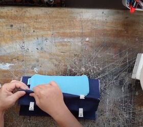 how to diy tote bag using pencil cases, Form the bottom
