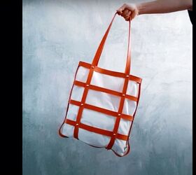 easy no sew diy cage bag, Leather cage bag