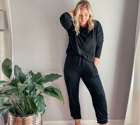 3 ways to style a jogger set, Basic Jogger Set with Slippers