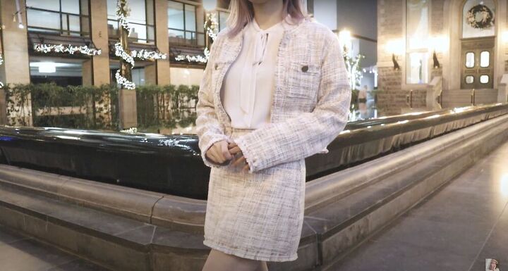 make a chanel inspired tweed suit for 10, Finished Chanel jacket
