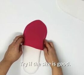 learn how to make a pair of slippers, Handmade slippers