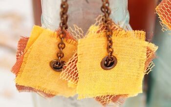 Make Easy Earrings From Upcycled Fabric