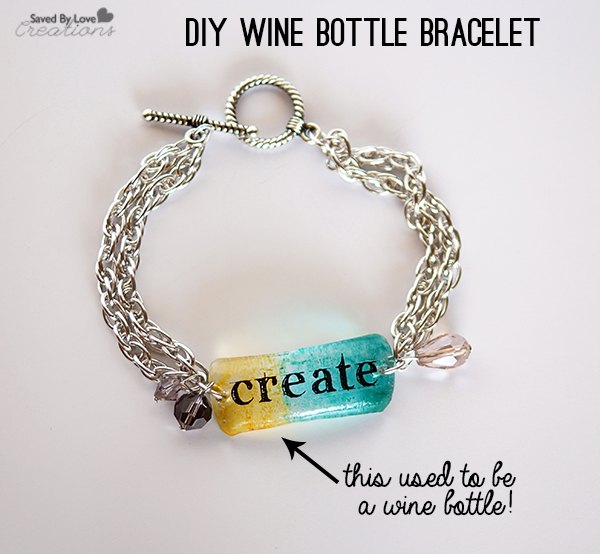 cut wine bottle bracelets