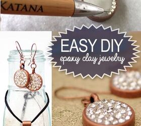 easily make gorgeous epoxy clay crystal jewelry