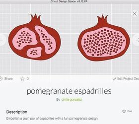 diy pomegranate espadrilles