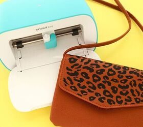 Leopard Print Bag Makeover With Cricut Joy