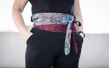 Make an Obi Belt From Neck Ties