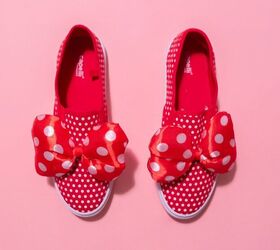 Minnie Mouse Shoes DIY