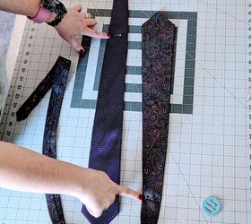 make an obi belt from neck ties
