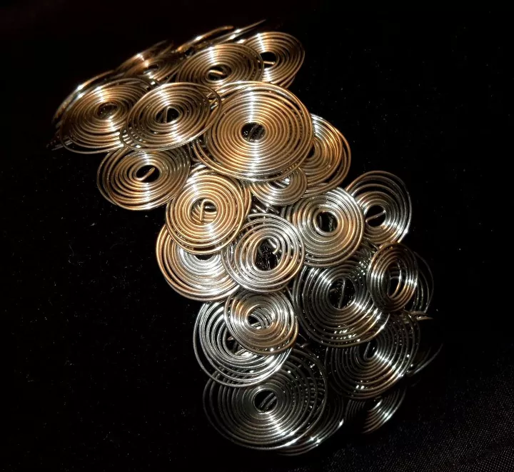 wire spiral bracelet