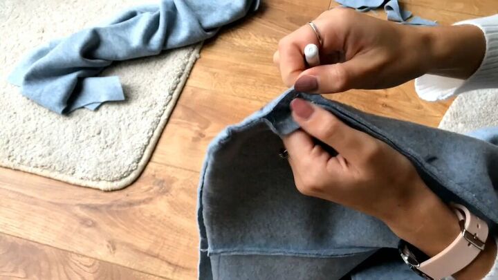 diy comfy sweatpants from scratch, Unseam the sides